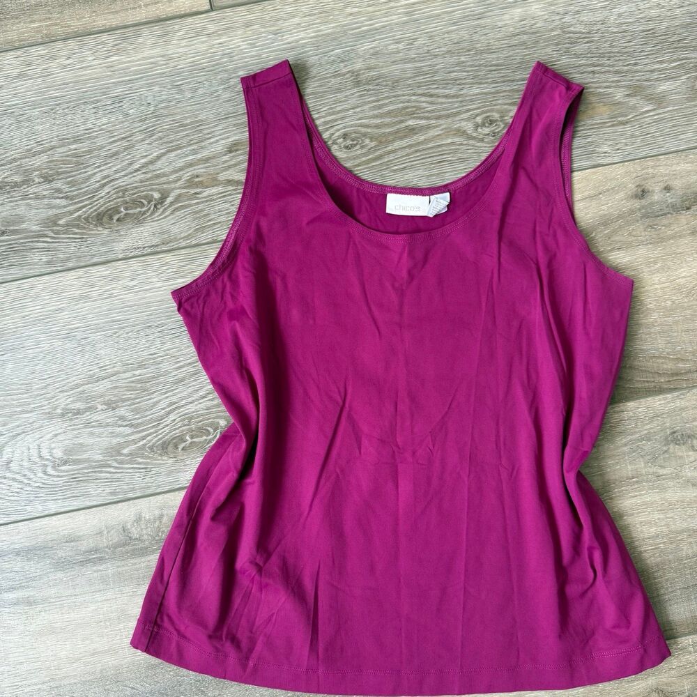 Chicos Magenta Tank Top